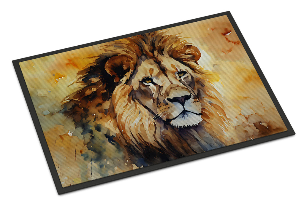 Lion Doormat Indoor Outdoor 18H X 27W Front Door Mat Rugs for Entryway, Non Slip Washable
