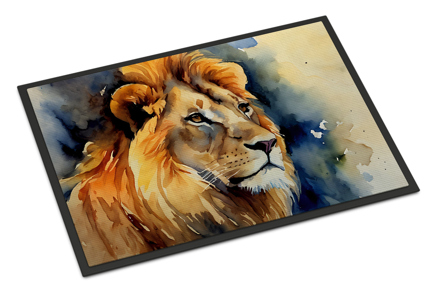 Lion Doormat Indoor Outdoor 24H X 36W Front Door Mat Rugs for Entryway, Non Slip Washable Low Pile,