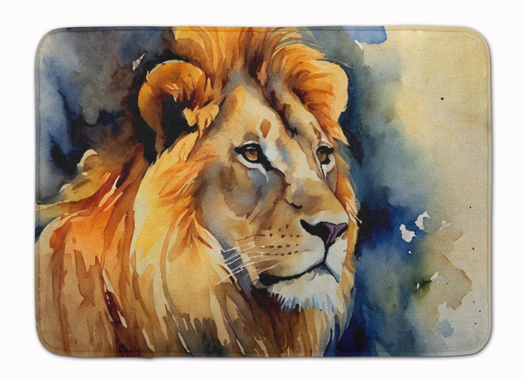 Lion Memory Foam Kitchen Mat Machine Washable Anti-Fatigue Cushion Comfort Bath or Kitchen Rug