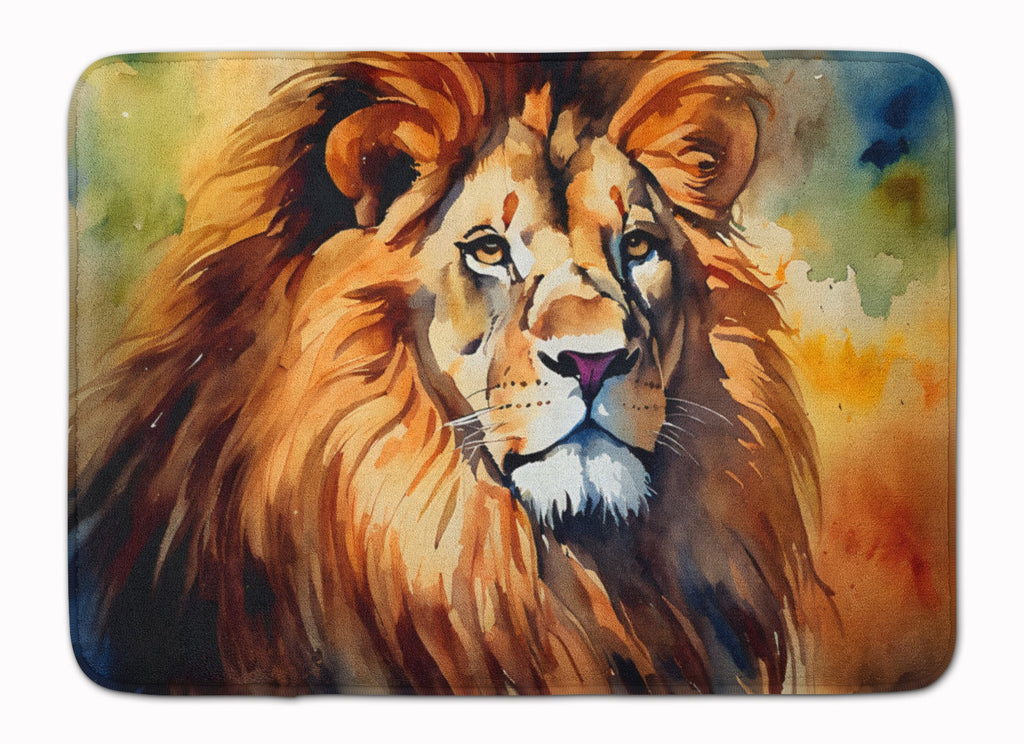 Lion Memory Foam Kitchen Mat Machine Washable Anti-Fatigue Cushion Comfort Bath or Kitchen Rug