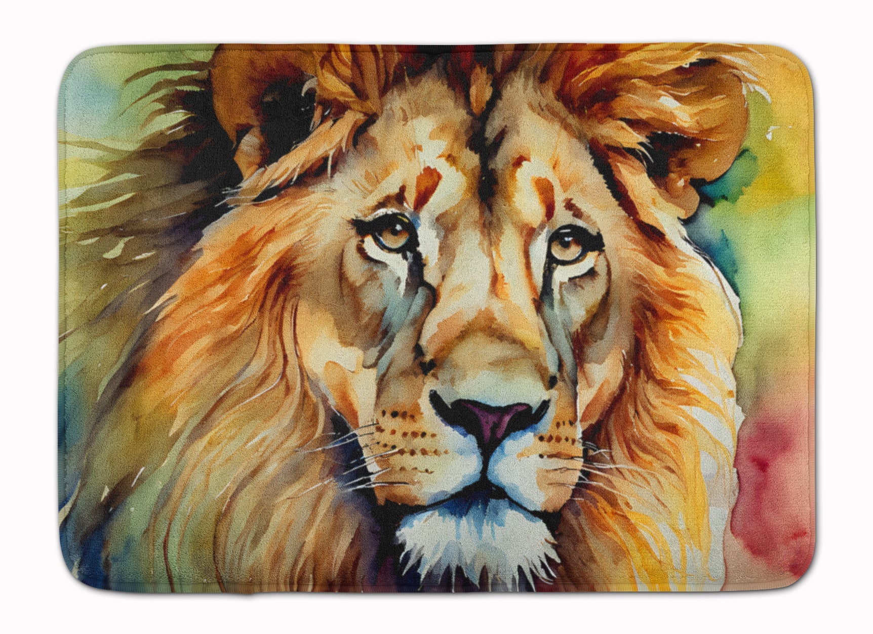 Lion Memory Foam Kitchen Mat Machine Washable Anti-Fatigue Cushion Comfort Bath or Kitchen Rug