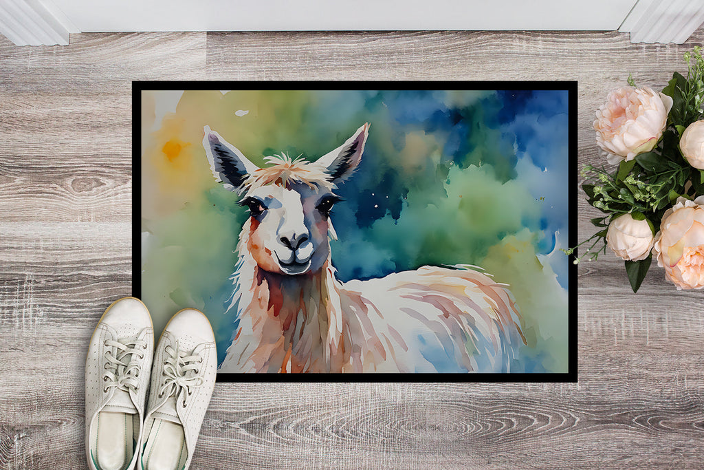 Llama Doormat Indoor Outdoor 18H X 27W Front Door Mat Rugs for Entryway, Non Slip Washable
