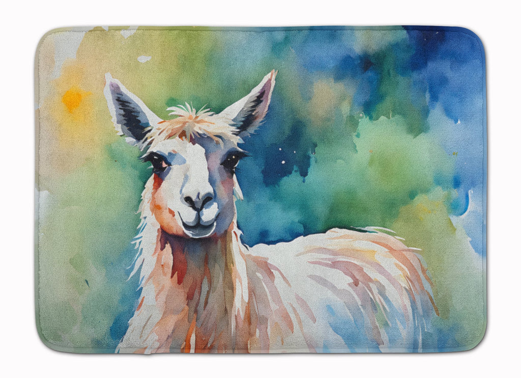 Llama Memory Foam Kitchen Mat Machine Washable Anti-Fatigue Cushion Comfort Bath or Kitchen Rug