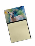 Llama Watercolor Sticky Note Holder Refillable Dispenser Desk Accessory 3x3 Pad Gift