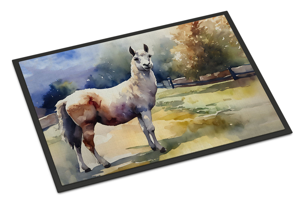 Llama Doormat Indoor Outdoor 18H X 27W Front Door Mat Rugs for Entryway, Non Slip Washable