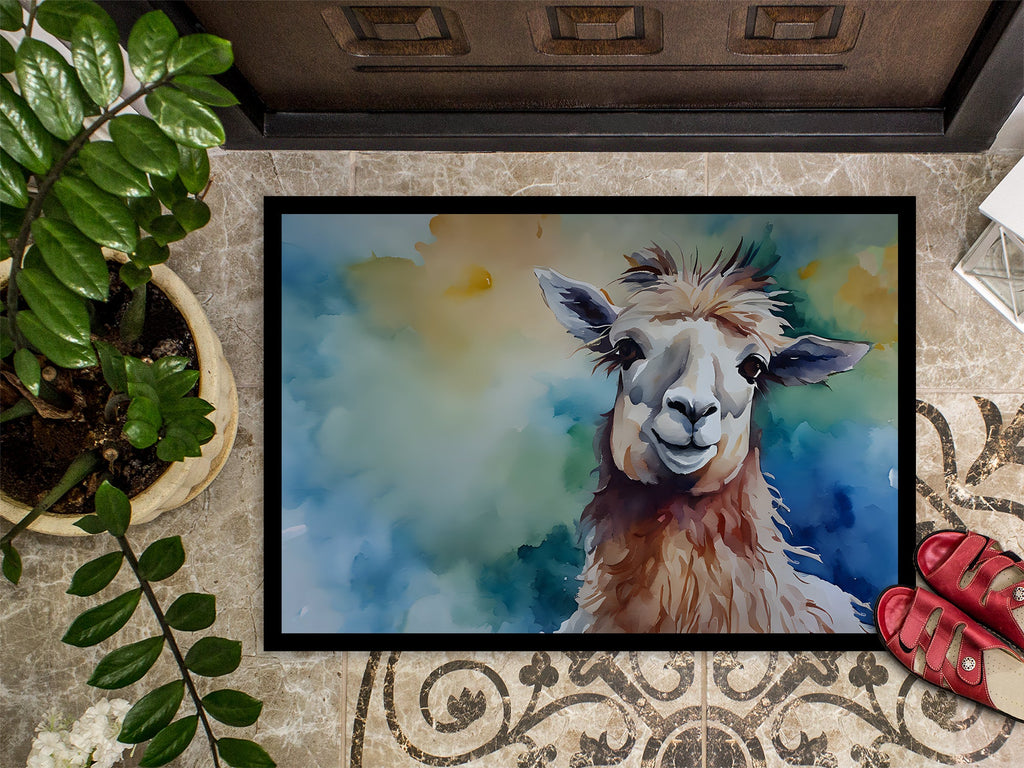 Llama Doormat Indoor Outdoor 18H X 27W Front Door Mat Rugs for Entryway, Non Slip Washable