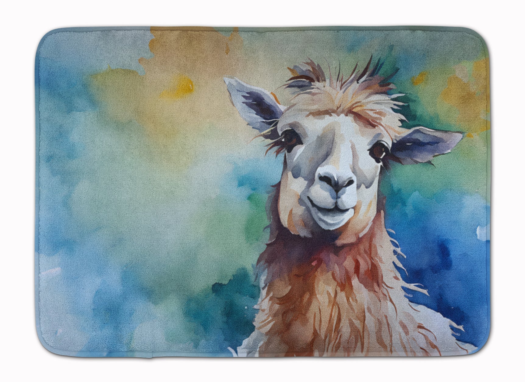 Llama Memory Foam Kitchen Mat Machine Washable Anti-Fatigue Cushion Comfort Bath or Kitchen Rug