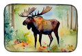 Moose Dish Drying Mat Absorbent Dish Drying Mat Pad for Kitchen Counter Dish Drainer Mat for Countertop, 14 x 21", Multicolor