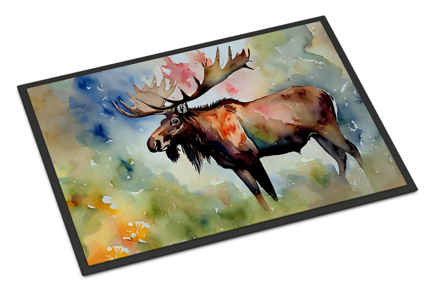 Moose Doormat Indoor Outdoor 18H X 27W Front Door Mat Rugs for Entryway, Non Slip Washable