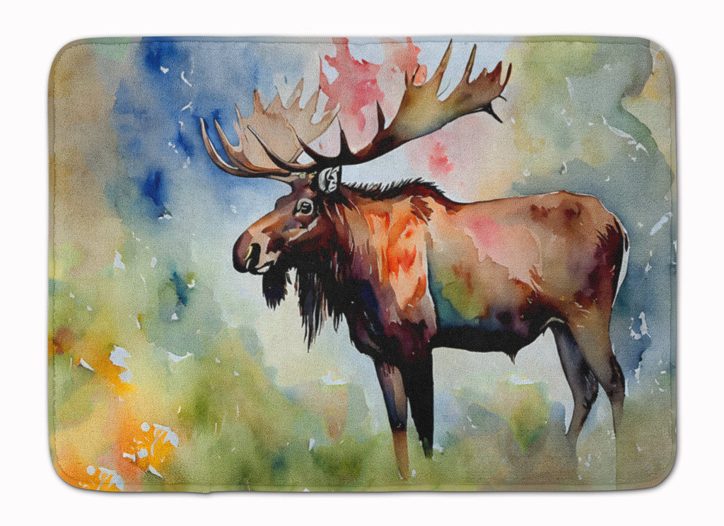 Moose Memory Foam Kitchen Mat Machine Washable Anti-Fatigue Cushion Comfort Bath or Kitchen Rug