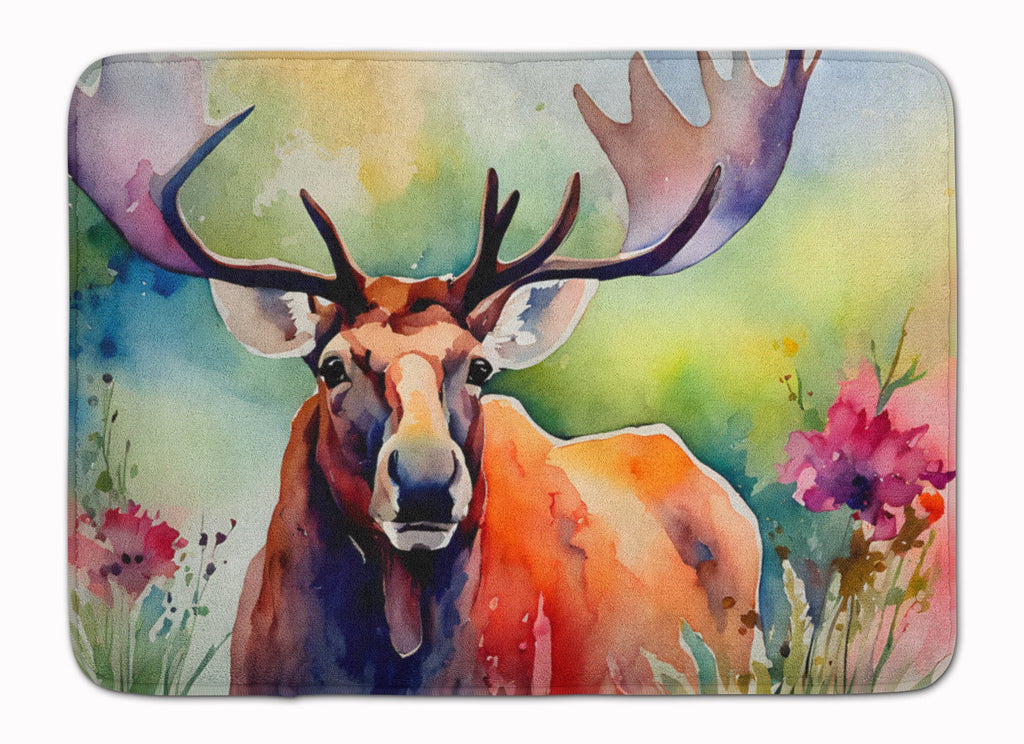 Moose Memory Foam Kitchen Mat Machine Washable Anti-Fatigue Cushion Comfort Bath or Kitchen Rug