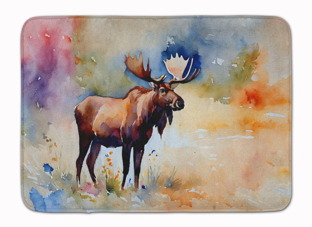 Moose Memory Foam Kitchen Mat Machine Washable Anti-Fatigue Cushion Comfort Bath or Kitchen Rug