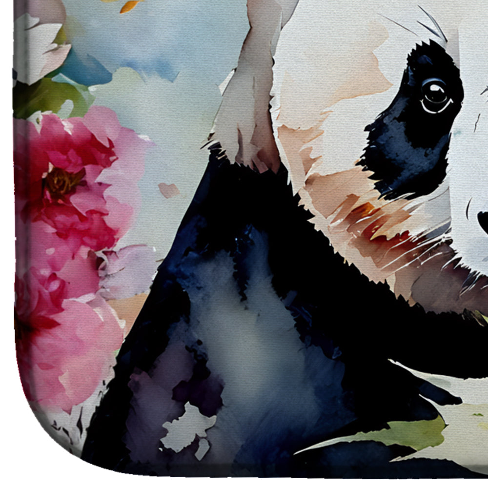 Panda Dish Drying Mat Absorbent Dish Drying Mat Pad for Kitchen Counter Dish Drainer Mat for Countertop, 14 x 21", Multicolor