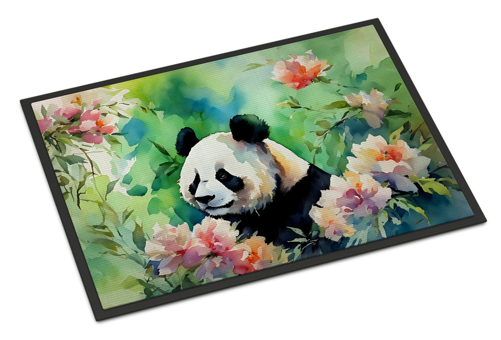 Panda Doormat Indoor Outdoor 24H X 36W Front Door Mat Rugs for Entryway, Non Slip Washable Low Pile,