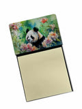 Panda Watercolor Sticky Note Holder Refillable Dispenser Desk Accessory 3x3 Pad Gift