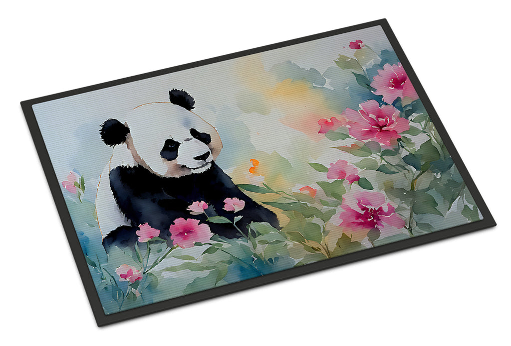 Panda Doormat Indoor Outdoor 18H X 27W Front Door Mat Rugs for Entryway, Non Slip Washable