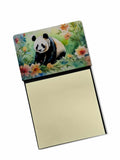Panda Watercolor Sticky Note Holder Refillable Dispenser Desk Accessory 3x3 Pad Gift