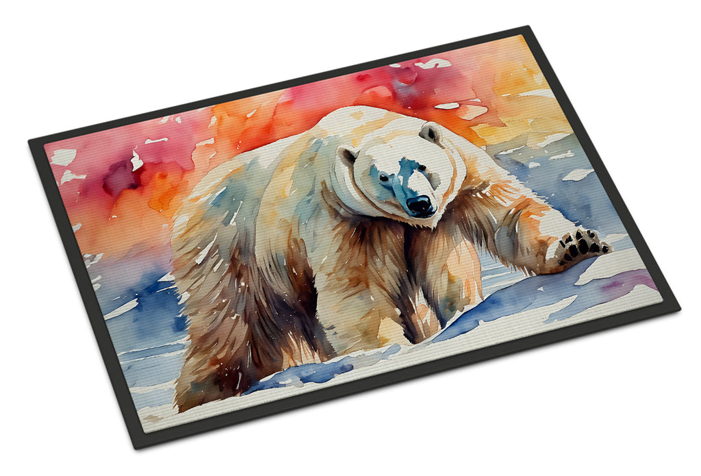 Polar Bear Doormat Indoor Outdoor 24H X 36W Front Door Mat Rugs for Entryway, Non Slip Washable Low Pile,
