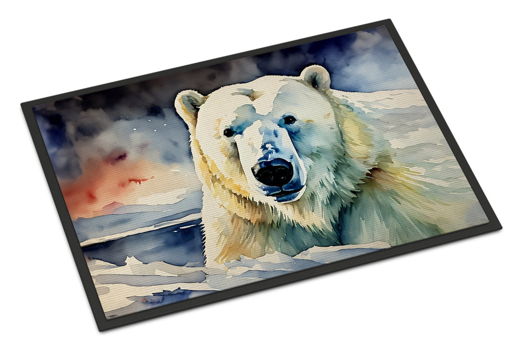 Polar Bear Doormat Indoor Outdoor 18H X 27W Front Door Mat Rugs for Entryway, Non Slip Washable