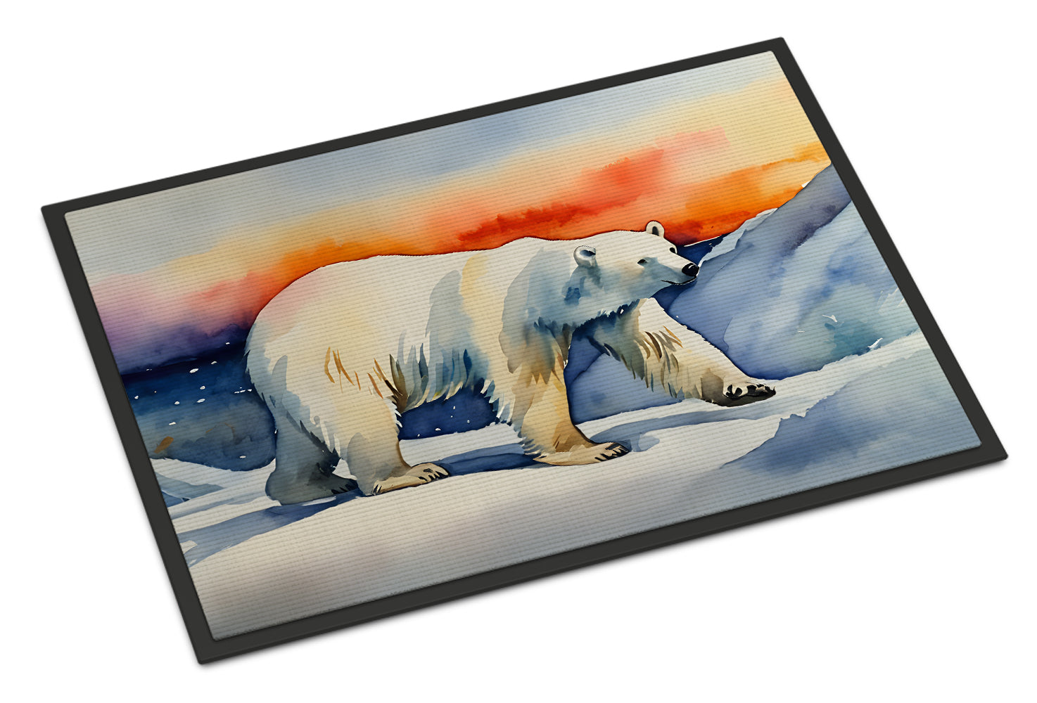 Polar Bear Doormat Indoor Outdoor 24H X 36W Front Door Mat Rugs for Entryway, Non Slip Washable Low Pile,