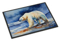 Polar Bear Doormat Indoor Outdoor 24H X 36W Front Door Mat Rugs for Entryway, Non Slip Washable Low Pile,