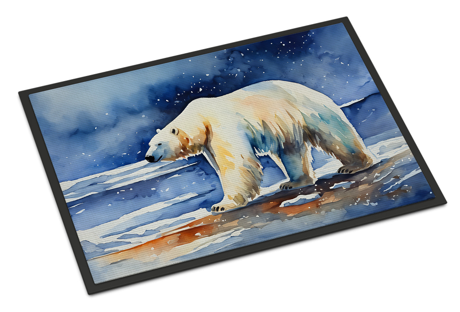Polar Bear Doormat Indoor Outdoor 24H X 36W Front Door Mat Rugs for Entryway, Non Slip Washable Low Pile,
