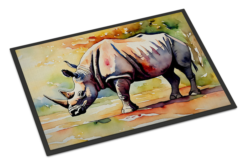 Rhinoceros Doormat Indoor Outdoor 18H X 27W Front Door Mat Rugs for Entryway, Non Slip Washable