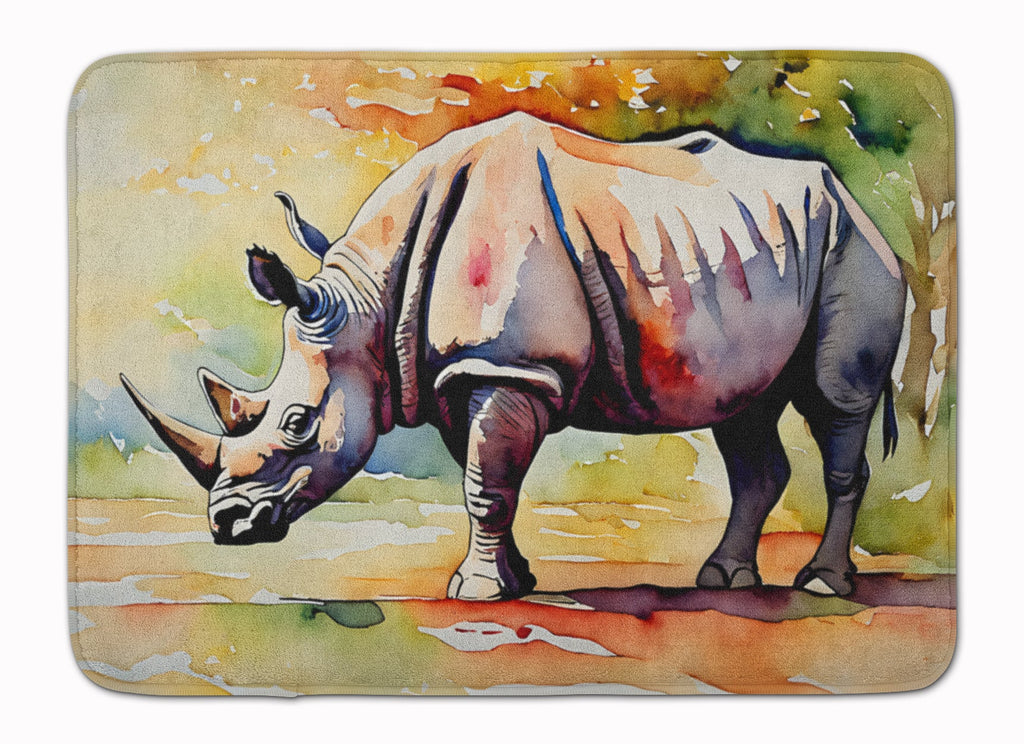 Rhinoceros Memory Foam Kitchen Mat Machine Washable Anti-Fatigue Cushion Comfort Bath or Kitchen Rug