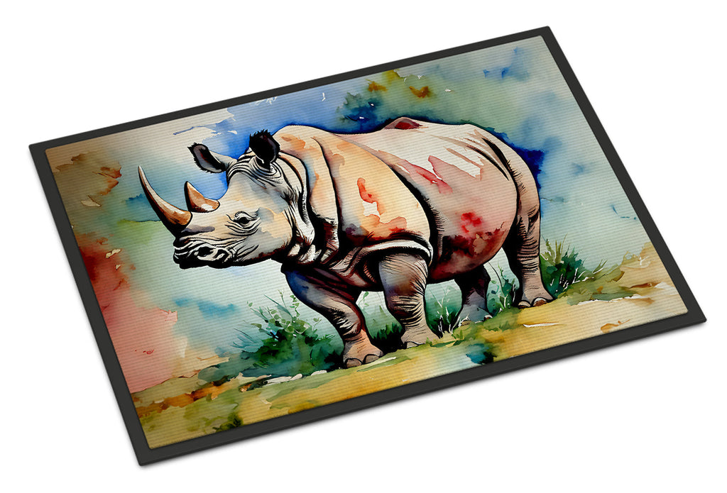 Rhinoceros Doormat Indoor Outdoor 18H X 27W Front Door Mat Rugs for Entryway, Non Slip Washable