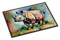 Rhinoceros Doormat Indoor Outdoor 18H X 27W Front Door Mat Rugs for Entryway, Non Slip Washable