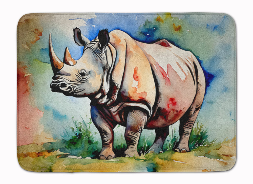 Rhinoceros Memory Foam Kitchen Mat Machine Washable Anti-Fatigue Cushion Comfort Bath or Kitchen Rug