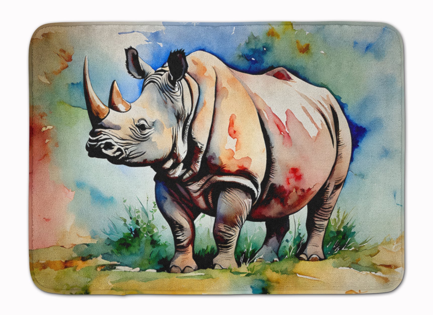 Rhinoceros Memory Foam Kitchen Mat Machine Washable Anti-Fatigue Cushion Comfort Bath or Kitchen Rug