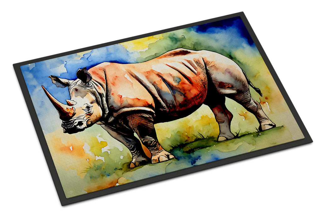 Rhinoceros Doormat Indoor Outdoor 18H X 27W Front Door Mat Rugs for Entryway, Non Slip Washable