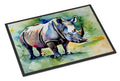 Rhinoceros Doormat Indoor Outdoor 24H X 36W Front Door Mat Rugs for Entryway, Non Slip Washable Low Pile,