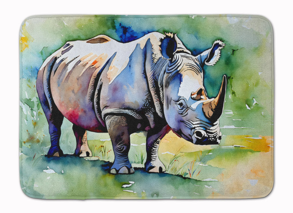 Rhinoceros Memory Foam Kitchen Mat Machine Washable Anti-Fatigue Cushion Comfort Bath or Kitchen Rug