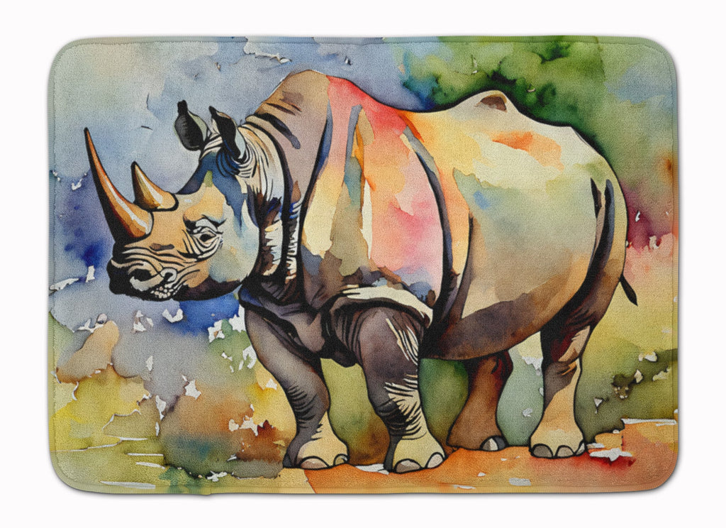 Rhinoceros Memory Foam Kitchen Mat Machine Washable Anti-Fatigue Cushion Comfort Bath or Kitchen Rug