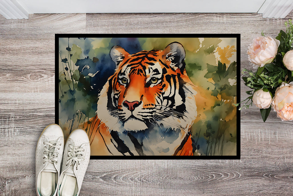 Tiger Doormat Indoor Outdoor 18H X 27W Front Door Mat Rugs for Entryway, Non Slip Washable