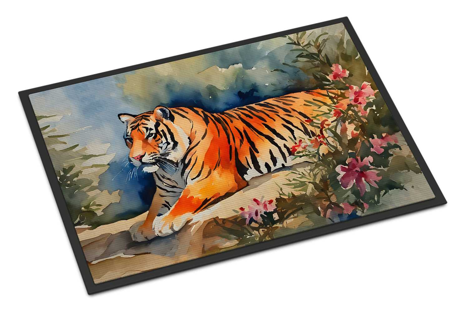 Tiger Doormat Indoor Outdoor 18H X 27W Front Door Mat Rugs for Entryway, Non Slip Washable