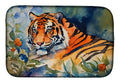 Tiger Dish Drying Mat Absorbent Dish Drying Mat Pad for Kitchen Counter Dish Drainer Mat for Countertop, 14 x 21", Multicolor
