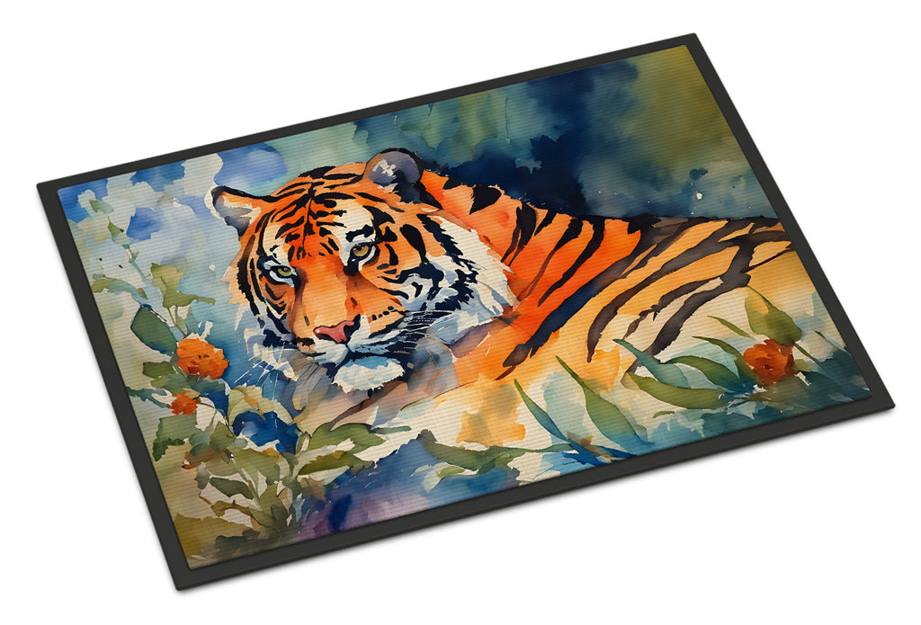Tiger Doormat Indoor Outdoor 24H X 36W Front Door Mat Rugs for Entryway, Non Slip Washable Low Pile,