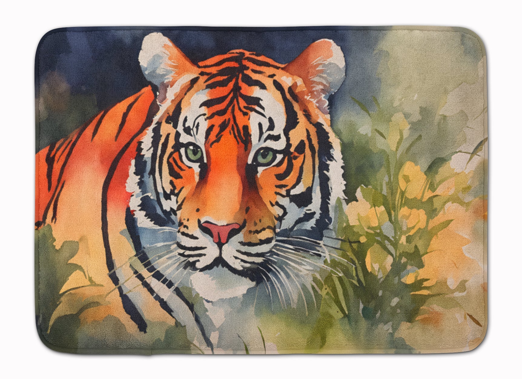 Tiger Memory Foam Kitchen Mat Machine Washable Anti-Fatigue Cushion Comfort Bath or Kitchen Rug