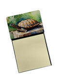 Turtles Tortoises Watercolor Sticky Note Holder Refillable Dispenser Desk Accessory 3x3 Pad Gift