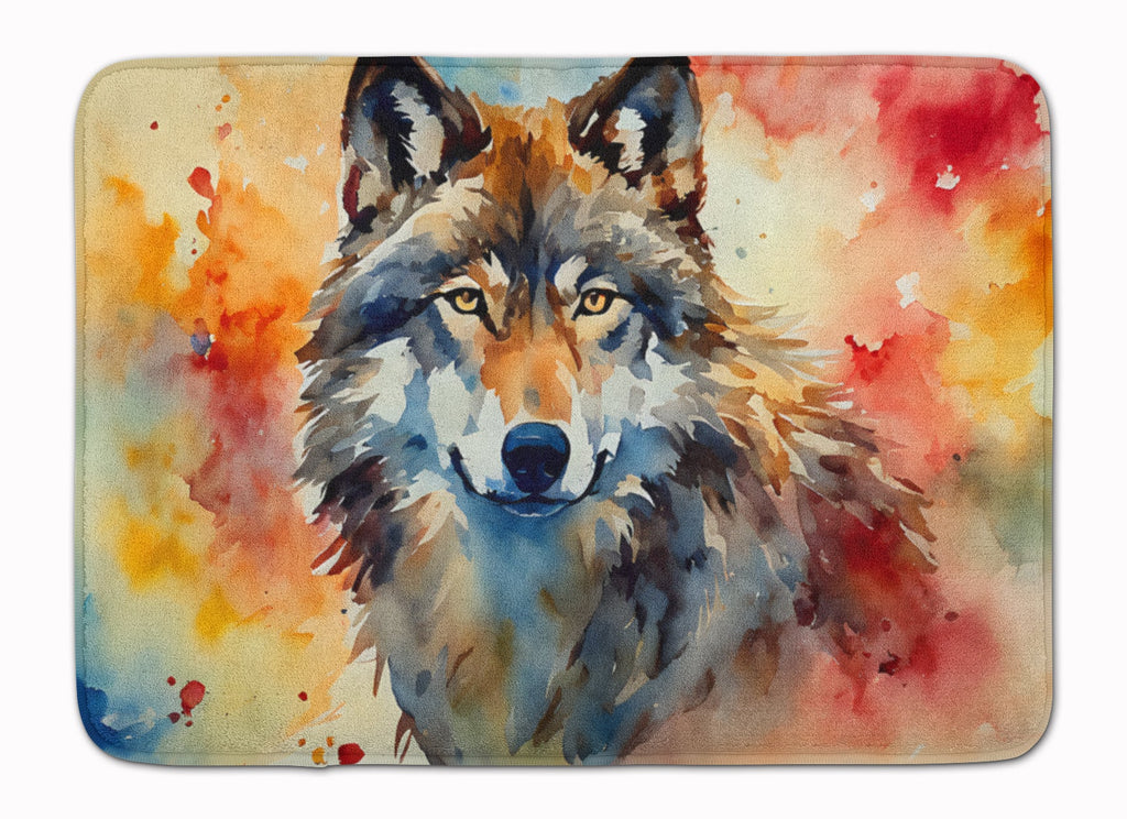 Wolves Wolf  Memory Foam Kitchen Mat Machine Washable Anti-Fatigue Cushion Comfort Bath or Kitchen Rug