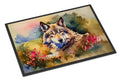 Wolves Wolf  Doormat Indoor Outdoor 18H X 27W Front Door Mat Rugs for Entryway, Non Slip Washable