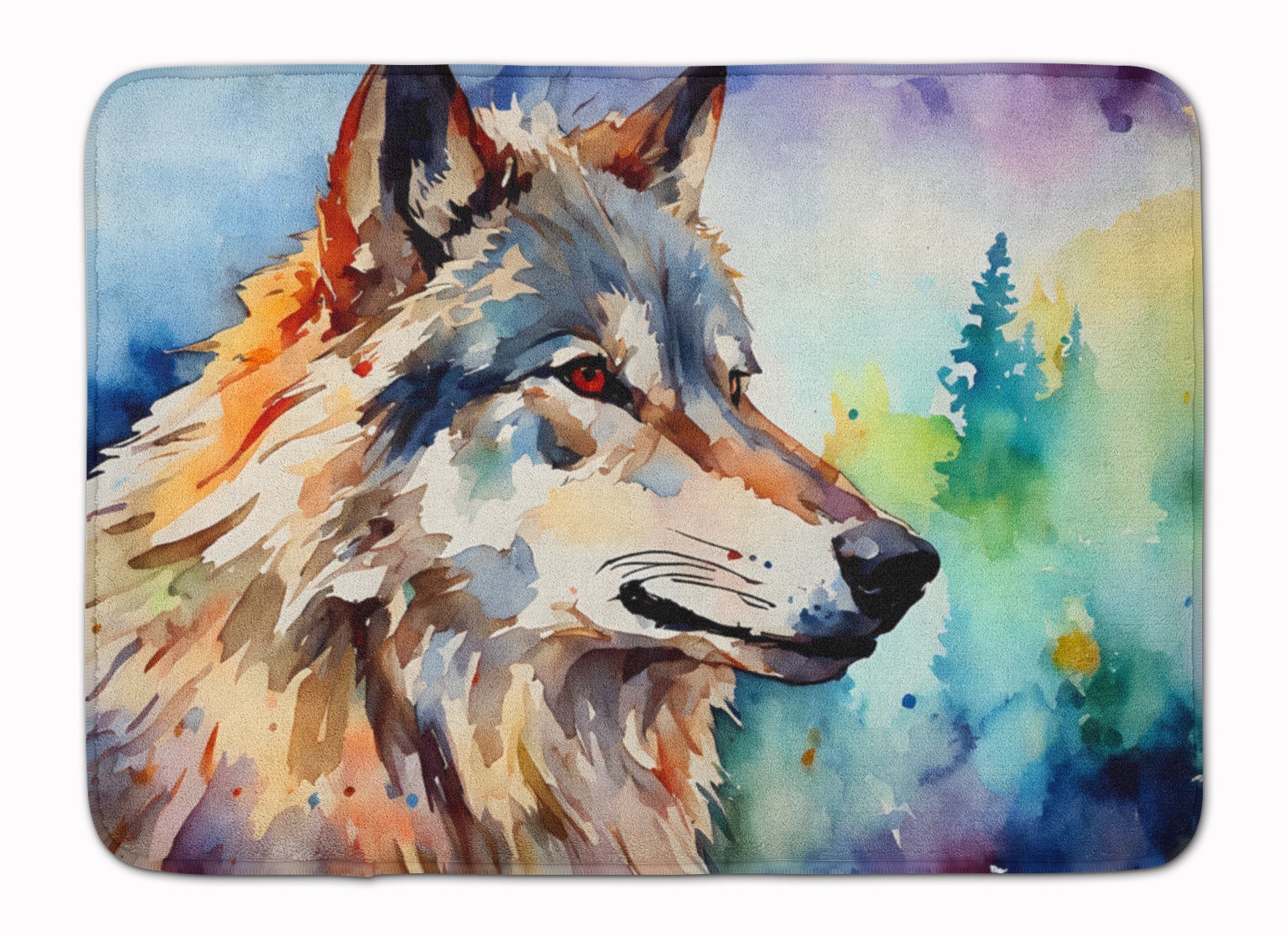 Wolves Wolf  Memory Foam Kitchen Mat Machine Washable Anti-Fatigue Cushion Comfort Bath or Kitchen Rug
