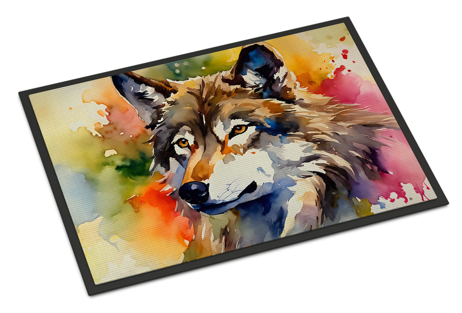Wolves Wolf  Doormat Indoor Outdoor 24H X 36W Front Door Mat Rugs for Entryway, Non Slip Washable Low Pile,
