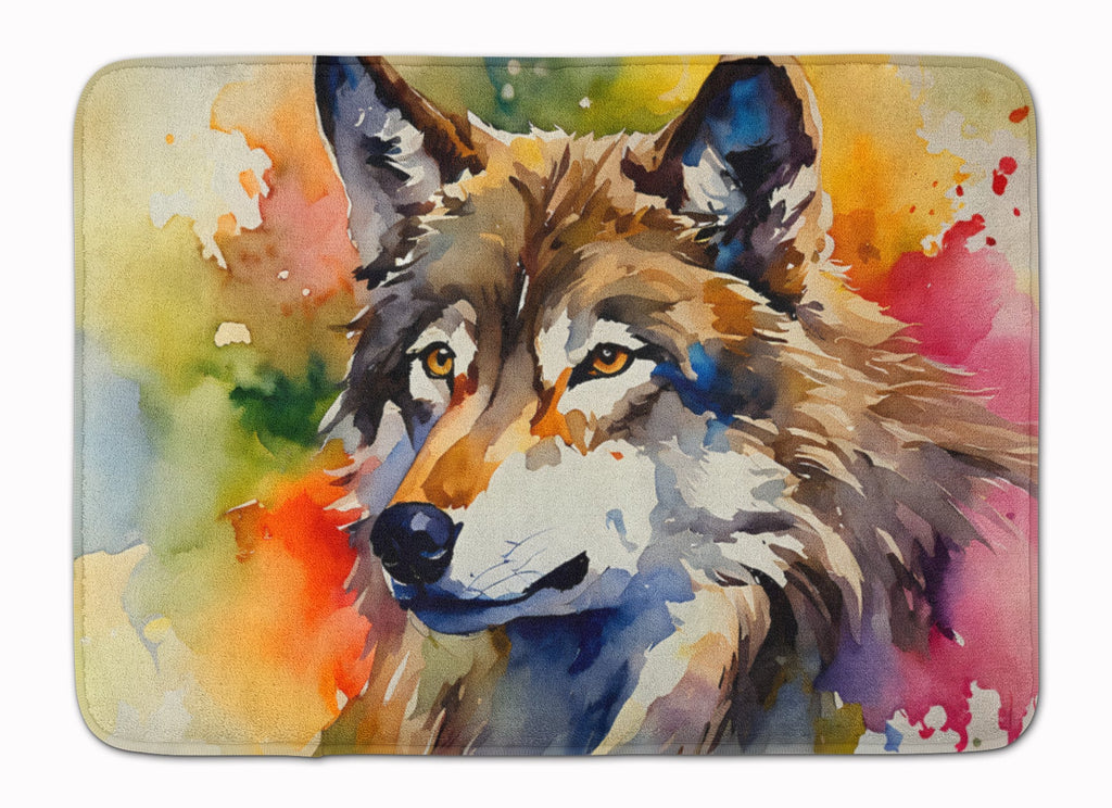 Wolves Wolf  Memory Foam Kitchen Mat Machine Washable Anti-Fatigue Cushion Comfort Bath or Kitchen Rug