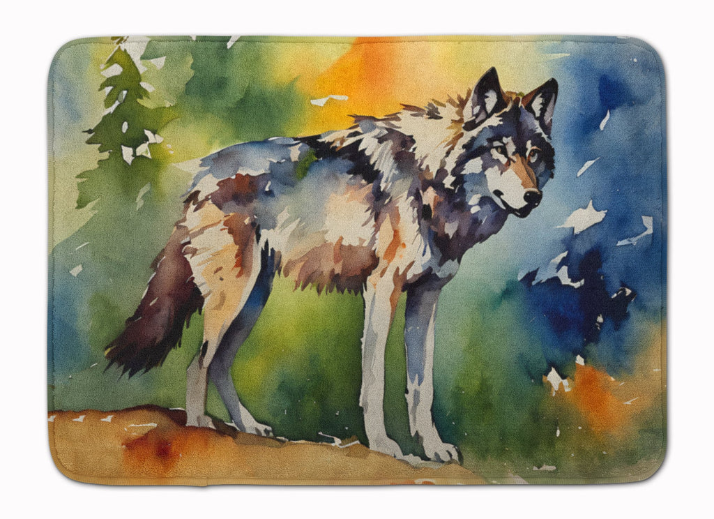 Wolves Wolf  Memory Foam Kitchen Mat Machine Washable Anti-Fatigue Cushion Comfort Bath or Kitchen Rug