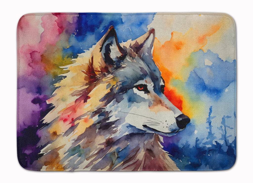 Wolves Wolf  Memory Foam Kitchen Mat Machine Washable Anti-Fatigue Cushion Comfort Bath or Kitchen Rug