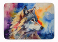 Wolves Wolf  Memory Foam Kitchen Mat Machine Washable Anti-Fatigue Cushion Comfort Bath or Kitchen Rug